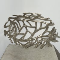 Abstract Metal Basket