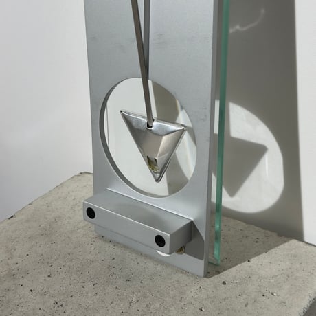 Glass Pendulum Wall Clock