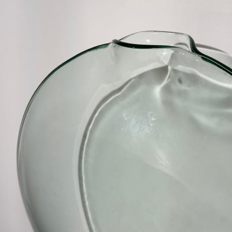 Glass Disc Vase