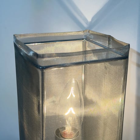 Silver Cylinder Lamp