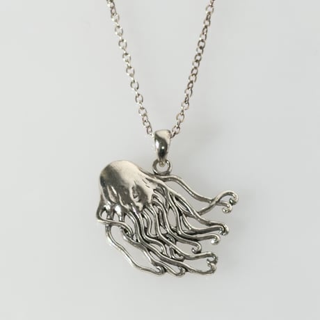 Jellyfish Silver Necklace