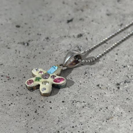 Flower Stone Necklace