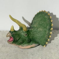 Green Triceratops Objet
