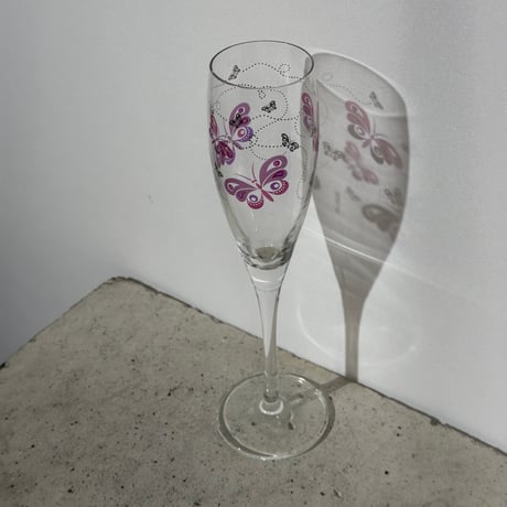Butterfly Champagne Glass