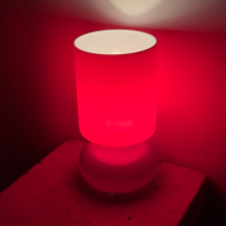 Red Glass Lamp
