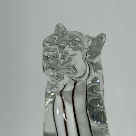 Glass Zebra Sculpture