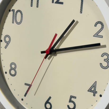 White Round Clock