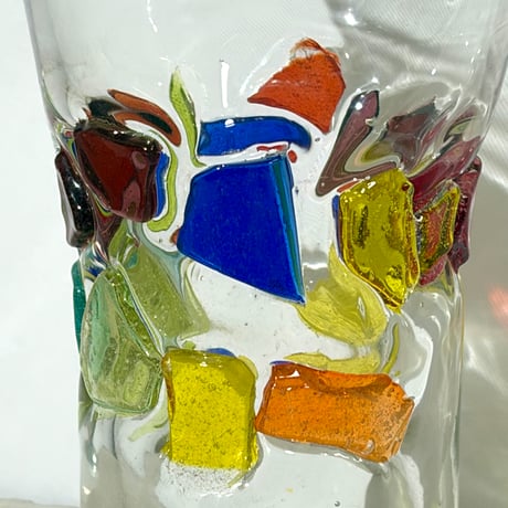Mosaic Glass Vase