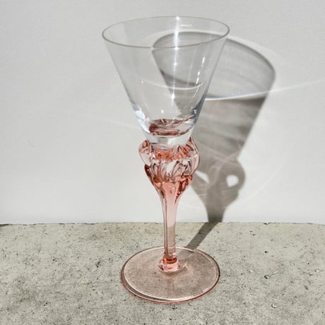 Pink Stem Glass