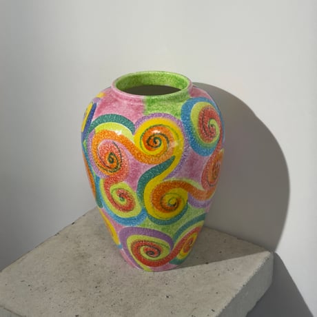 Psychedelic Ceramic Vase