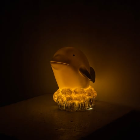 Ceramic Dolphin Lamp