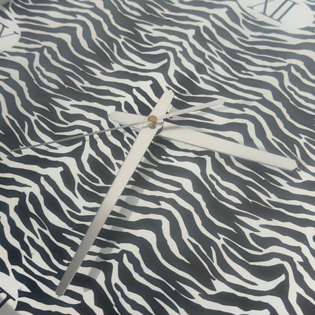 Zebra Pattern Wall Clock