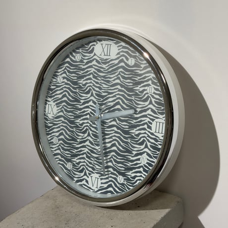 Zebra Pattern Wall Clock