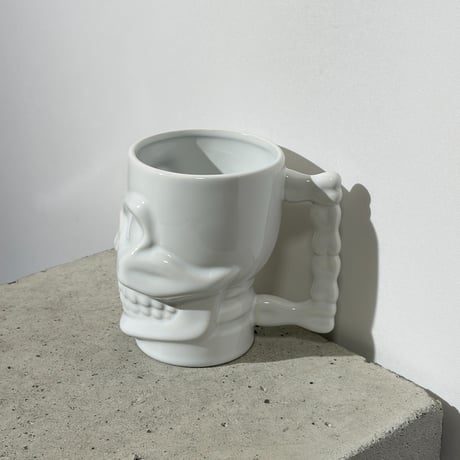 White Skull Mug