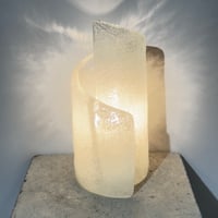 Twisted Glass Lamp