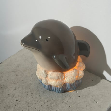 Ceramic Dolphin Lamp