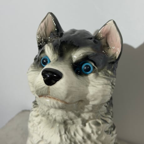 Ceramic Husky Figurine