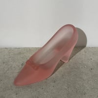 Glass Slipper Sculpture