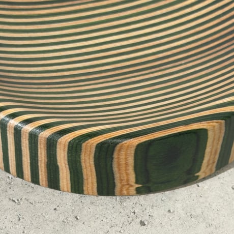 Striped Wooden Tray