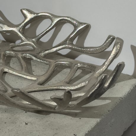 Abstract Metal Basket
