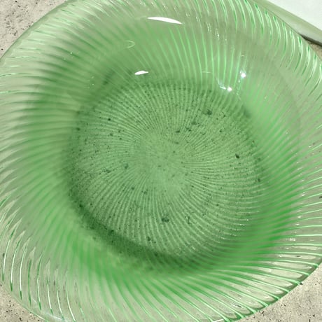 Clear Green Tray