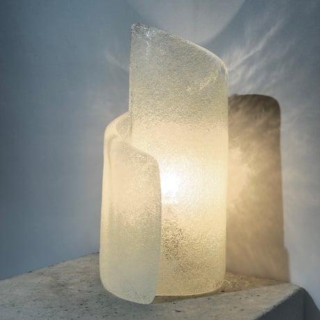 Twisted Glass Lamp