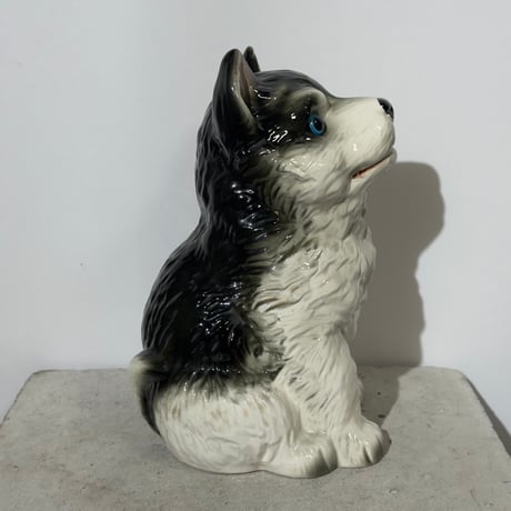Ceramic Husky Figurine
