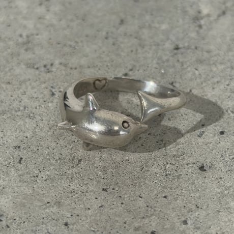 Spiral Dolphin Ring