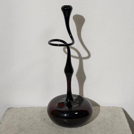 Twist Black Vase
