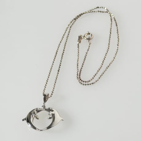 Twin Dolphin Necklace