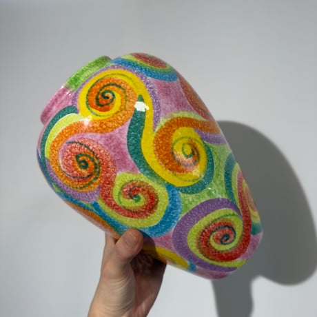 Psychedelic Ceramic Vase
