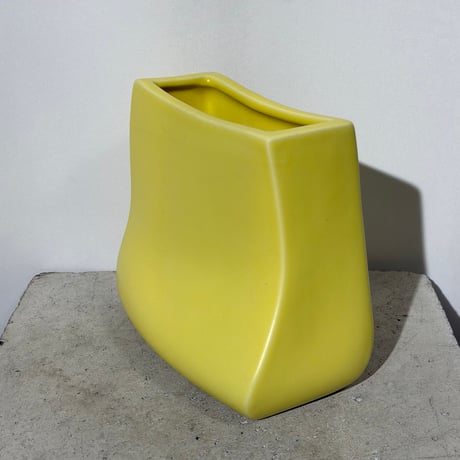 Yellow Ceramic Vase