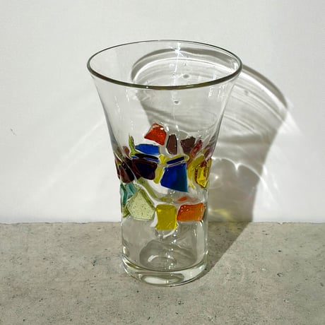 Mosaic Glass Vase