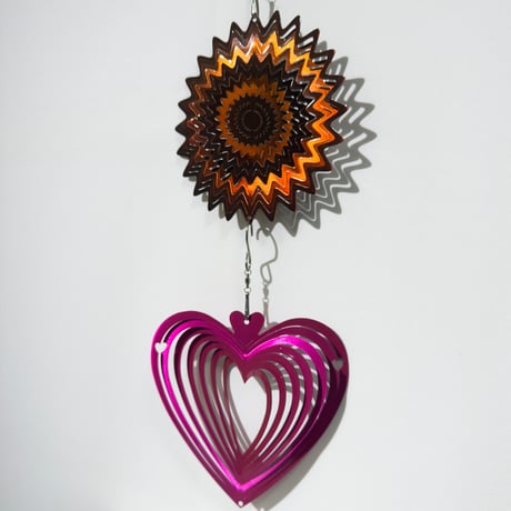Sun Heart Metal Mobile