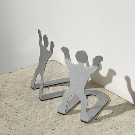 Silver Man Bookends