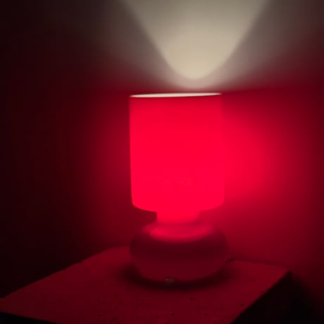 Red Glass Lamp