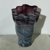 Ruffle Glass Vase