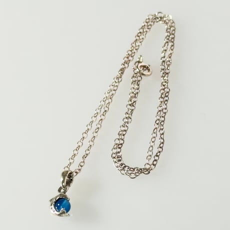 Blue Stone Dolphin Necklace