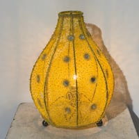 Yellow Lace Lamp