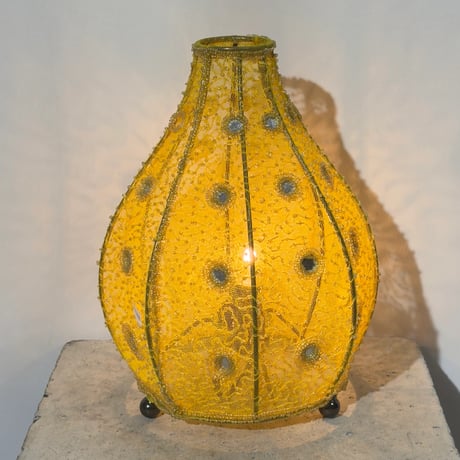 Yellow Lace Lamp