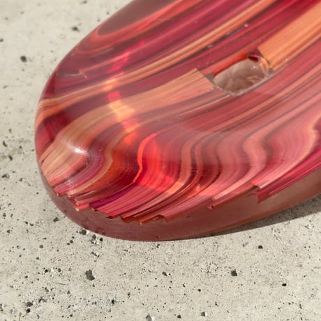 Red Acrylic Soapdish