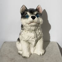 Ceramic Husky Figurine