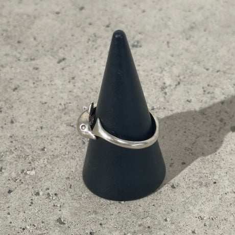 Spiral Dolphin Ring