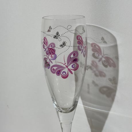 Butterfly Champagne Glass
