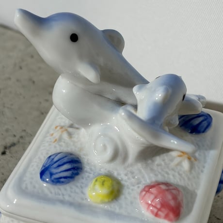 Dolphin Ceramic Box