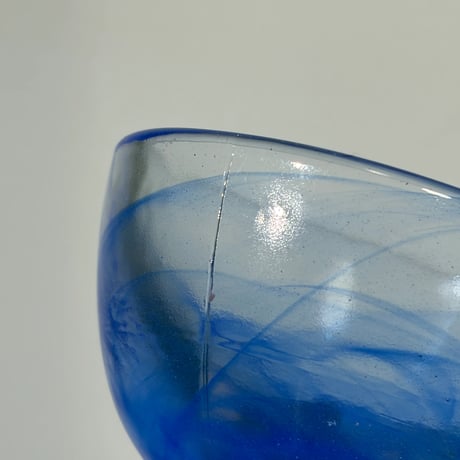 Blue Glass Goblet