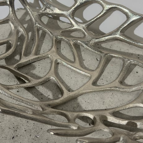 Abstract Metal Basket
