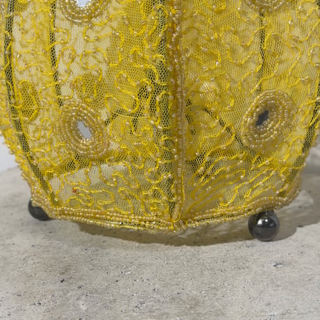 Yellow Lace Lamp