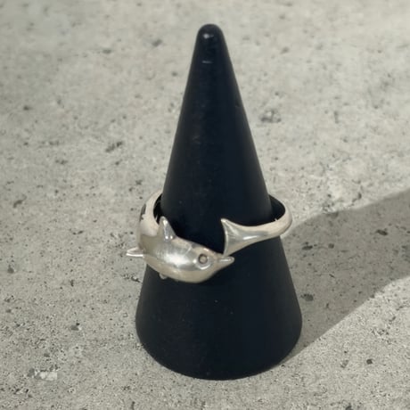 Spiral Dolphin Ring