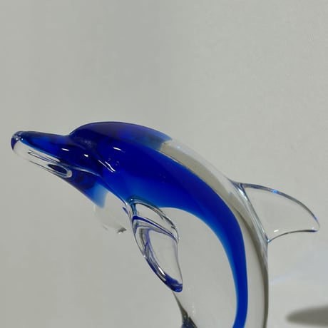 Glass Surfing Dolphin